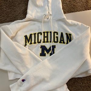 Cropped College Hoodie